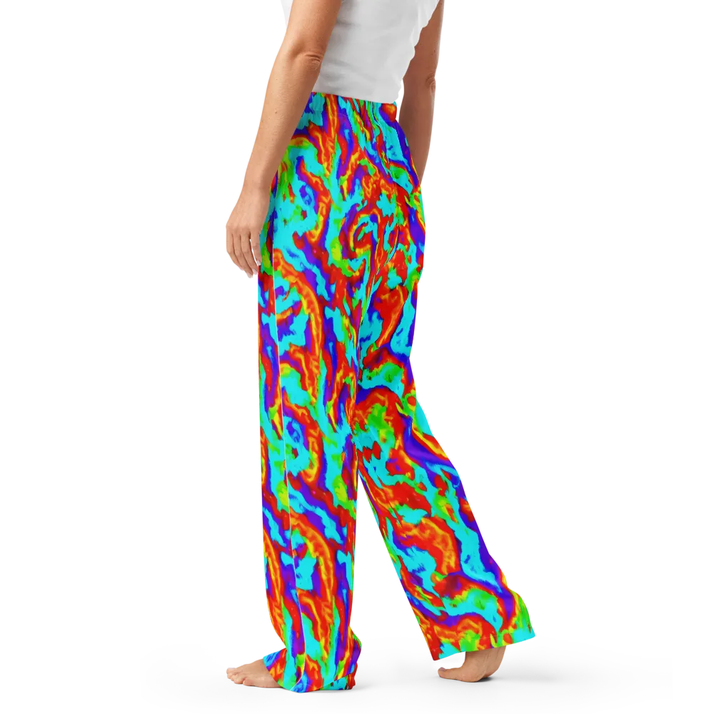 Candy Riot on Women's Pajama Pants — Left