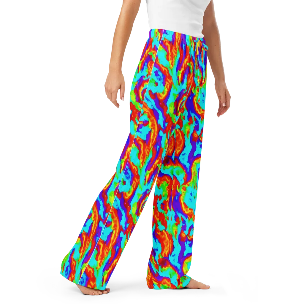 Candy Riot on Women's Pajama Pants — Right Front