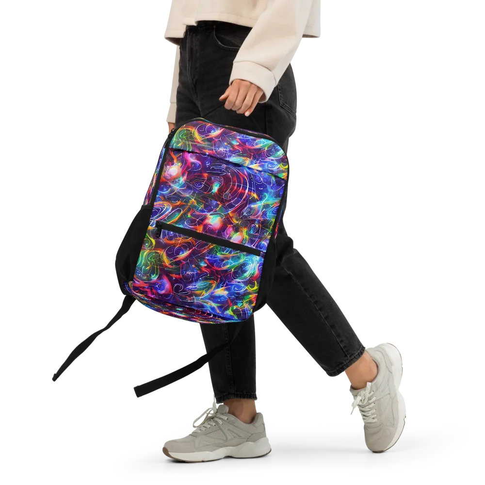 Molten Ribbon Reef on Utility Backpack — Front