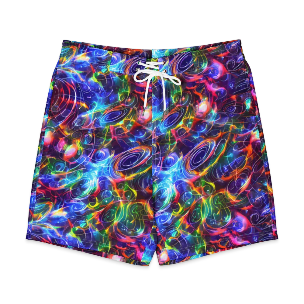 Molten Ribbon Reef on Men's Board Shorts — Front