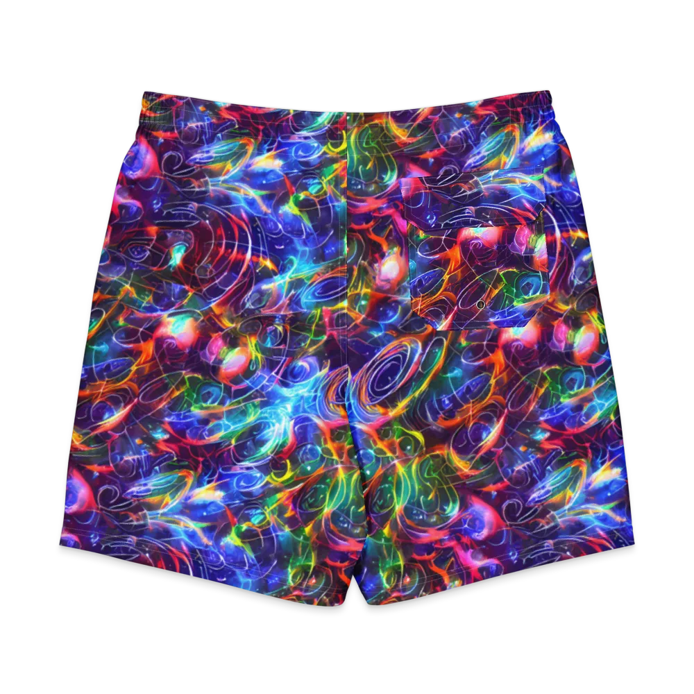 Molten Ribbon Reef on Men's Board Shorts — Back