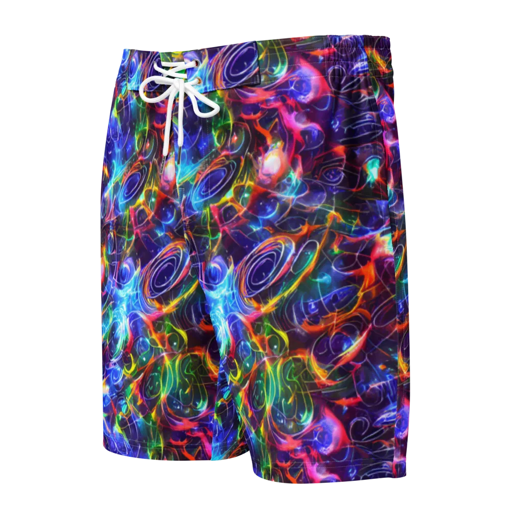 Molten Ribbon Reef on Men's Board Shorts — Front