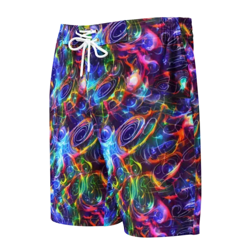 Molten Ribbon Reef on a Men's Board Shorts
