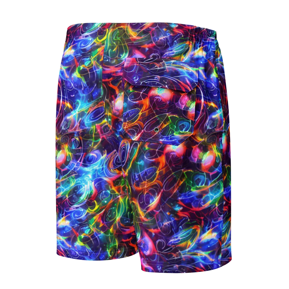 Molten Ribbon Reef on Men's Board Shorts — Back