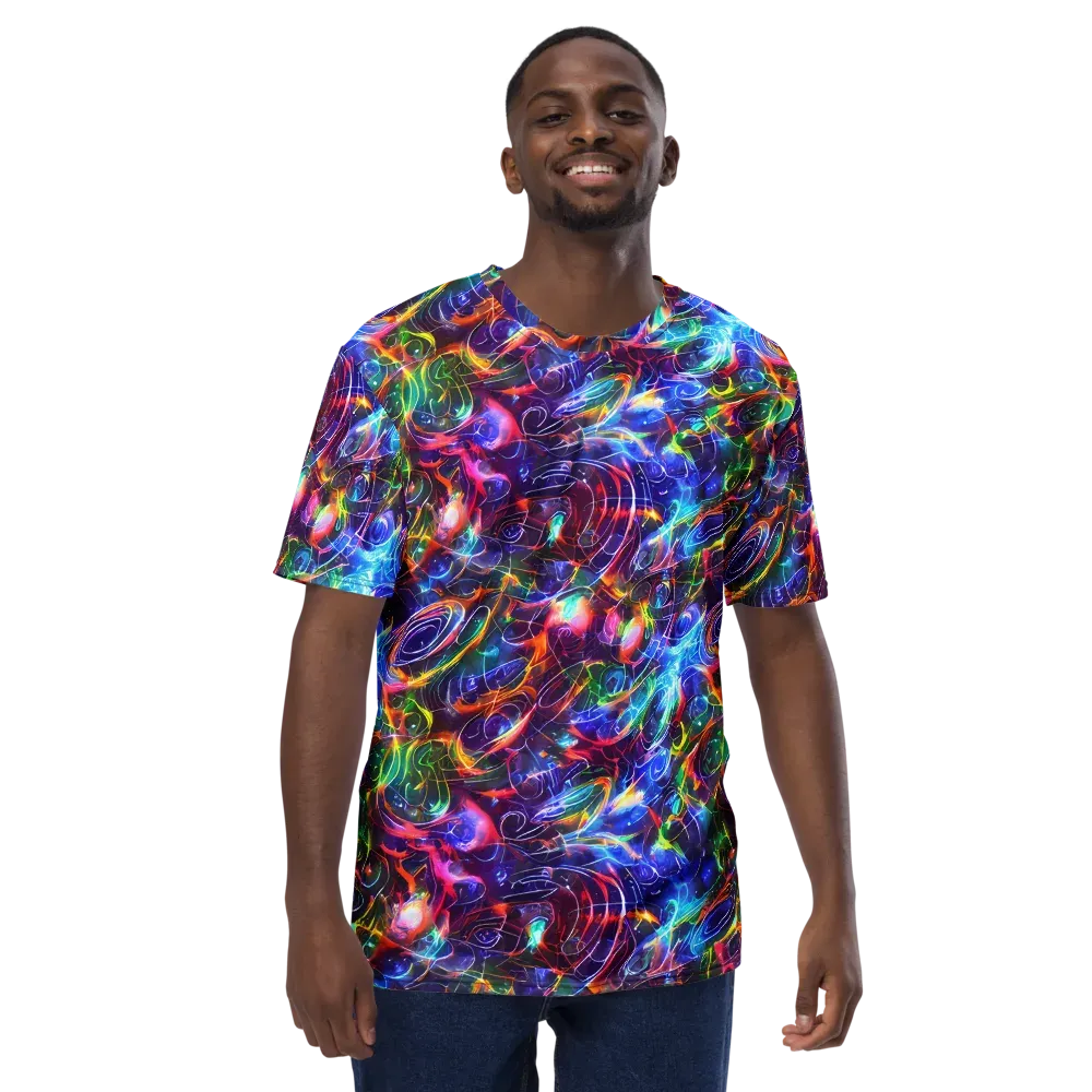Molten Ribbon Reef on Men's Crew Neck T-Shirt — Front
