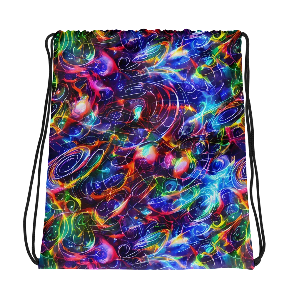 Molten Ribbon Reef on Drawstring Bag — Photo