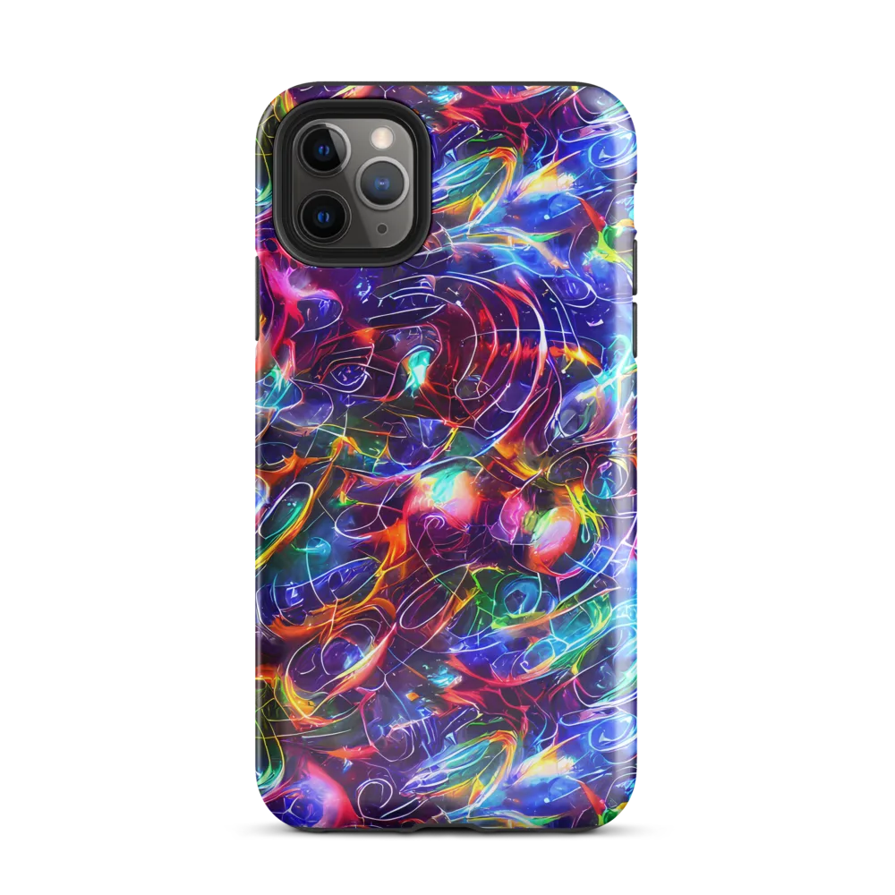 Molten Ribbon Reef on Tough Case for iPhone® — Front