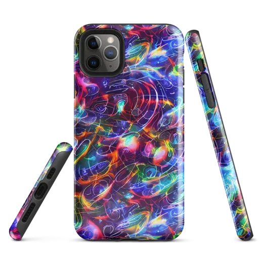 Molten Ribbon Reef on a Tough Case for iPhone®
