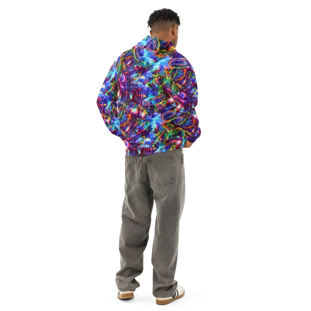 Molten Ribbon Reef on Cotton Hoodie — Back
