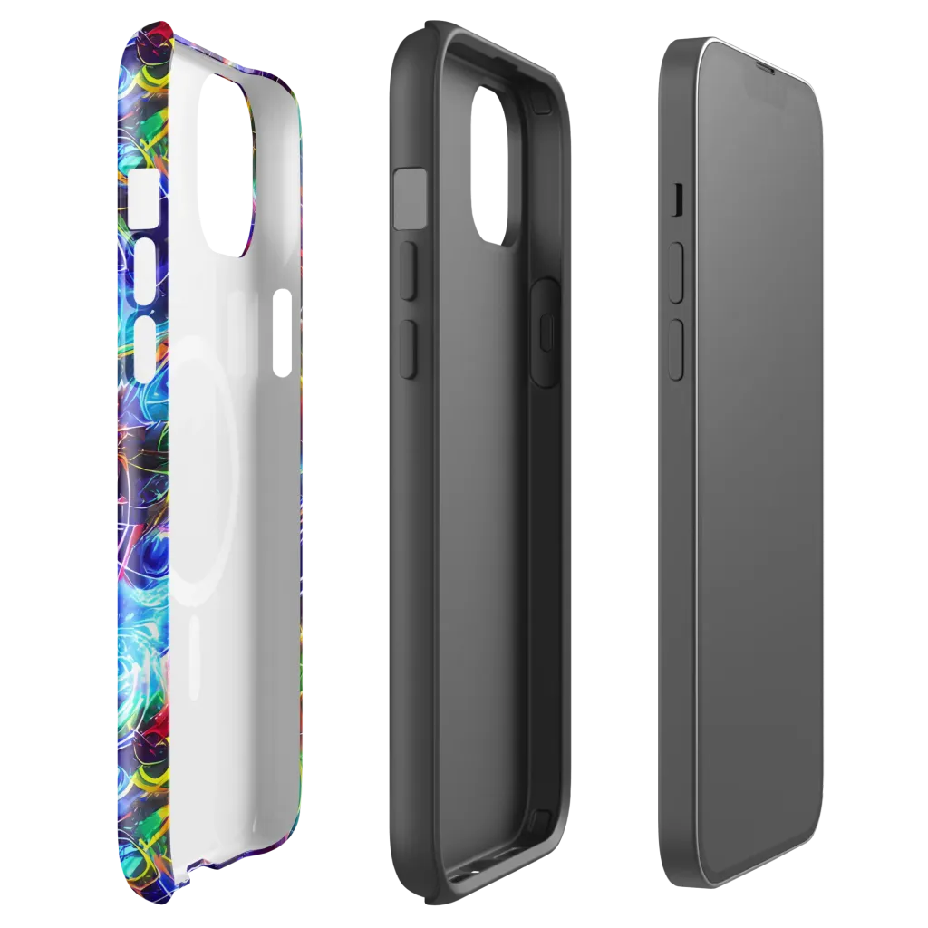 Molten Ribbon Reef on MagSafe Tough Case for iPhone® — Front