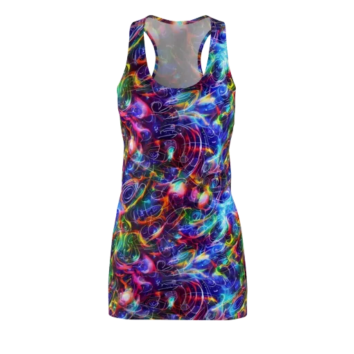 Molten Ribbon Reef on a Racerback Dress