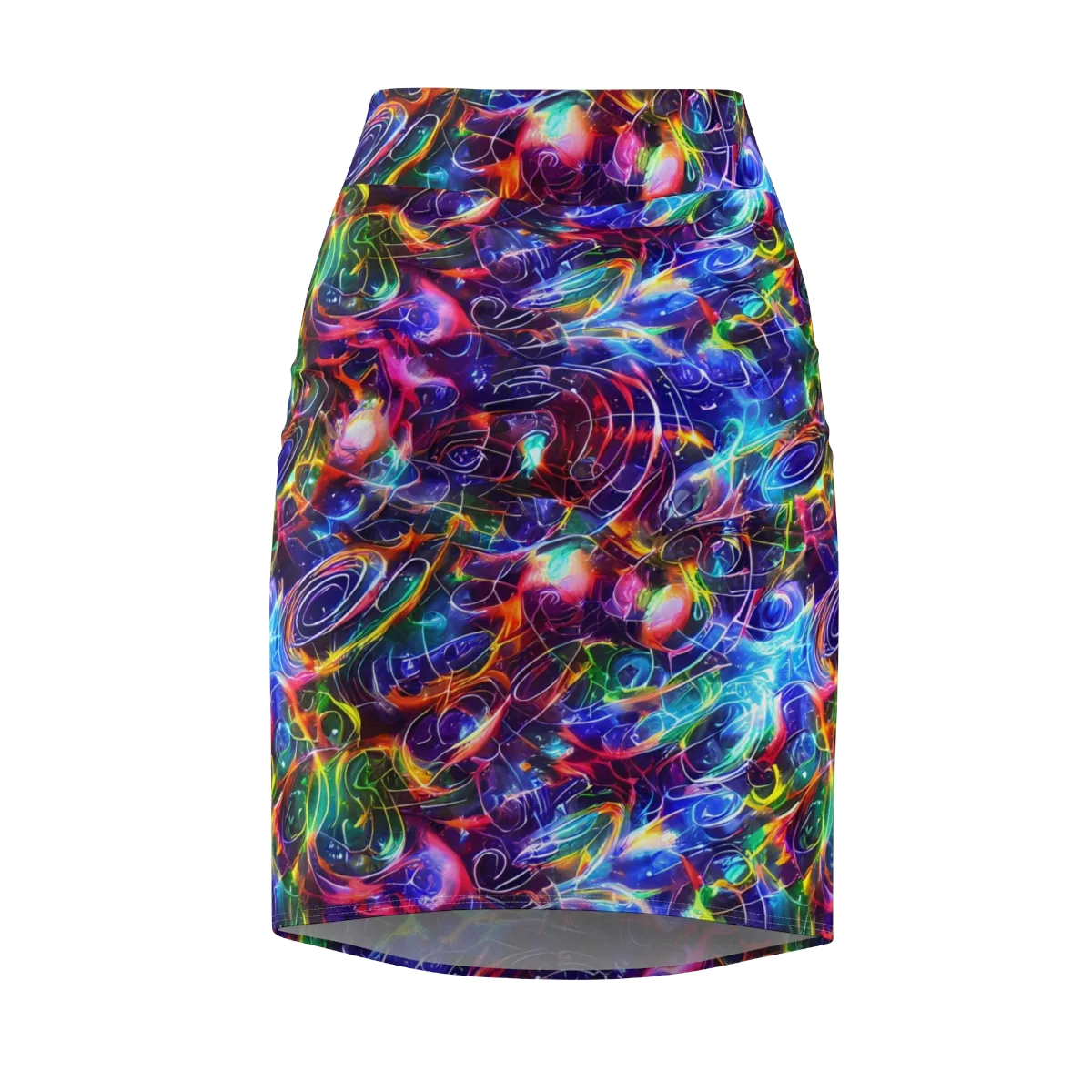 Molten Ribbon Reef on Pencil Skirt — Front