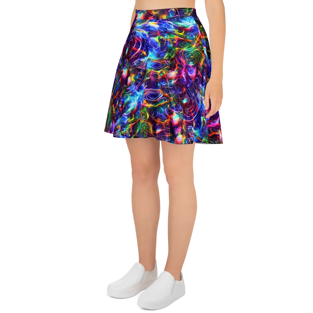 Molten Ribbon Reef on Skater Skirt — Left