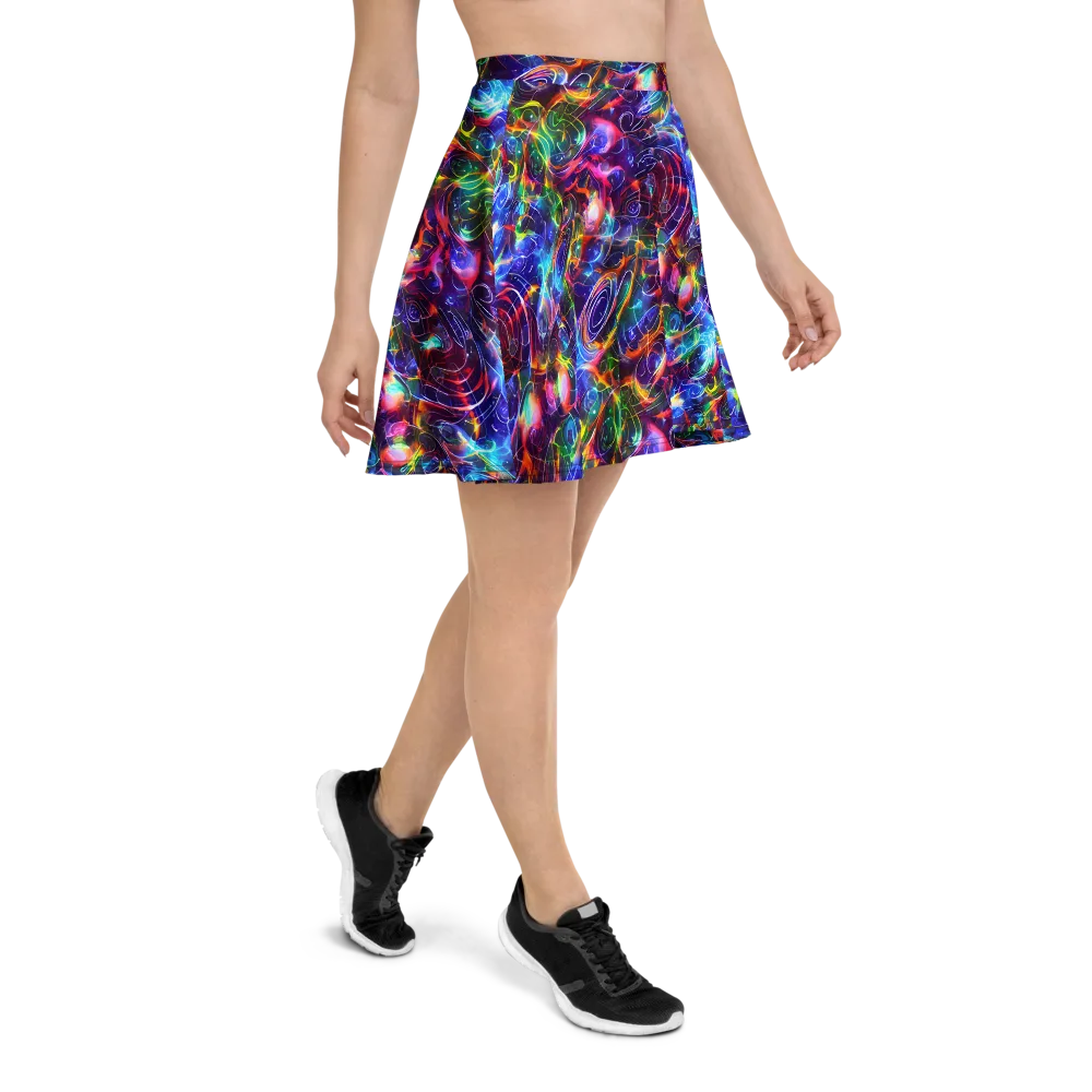 Molten Ribbon Reef on Skater Skirt — Right