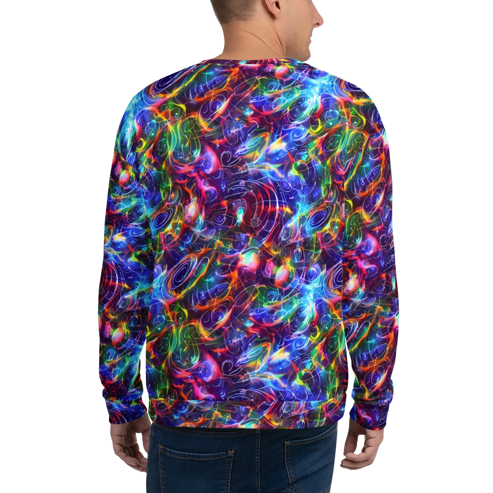 Molten Ribbon Reef on Sweatshirt — Back