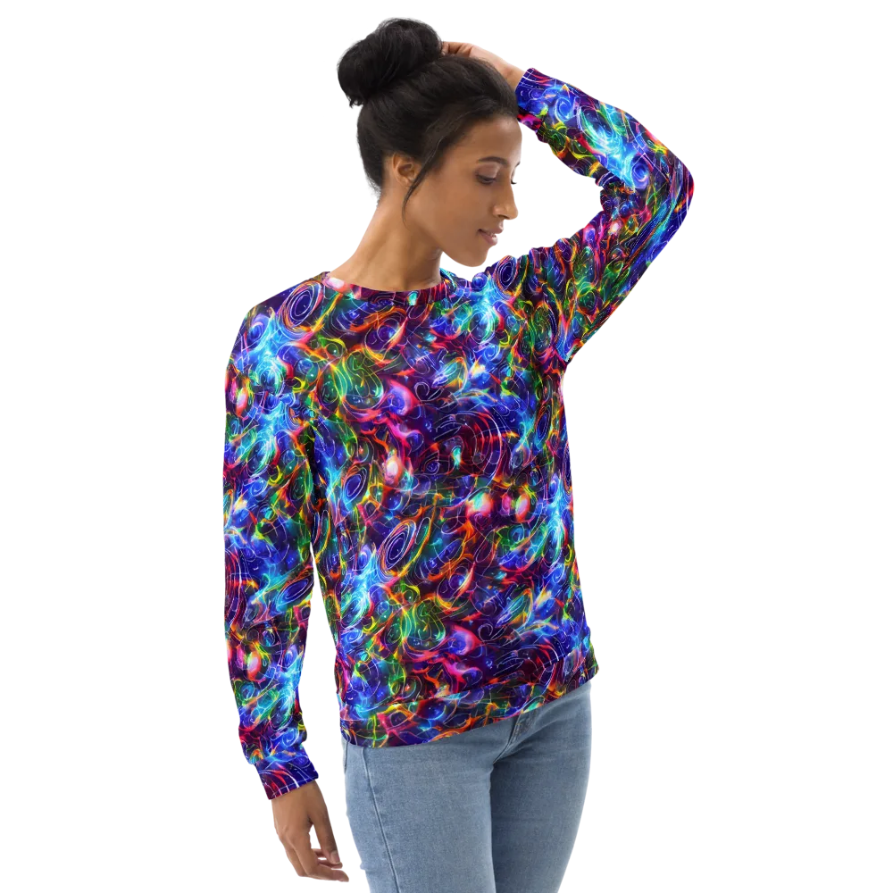 Molten Ribbon Reef on Sweatshirt — Right Front