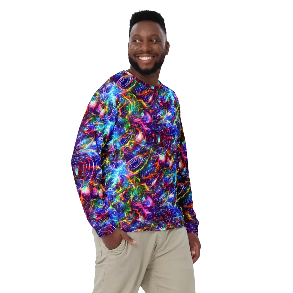 Molten Ribbon Reef on Sweatshirt — Front