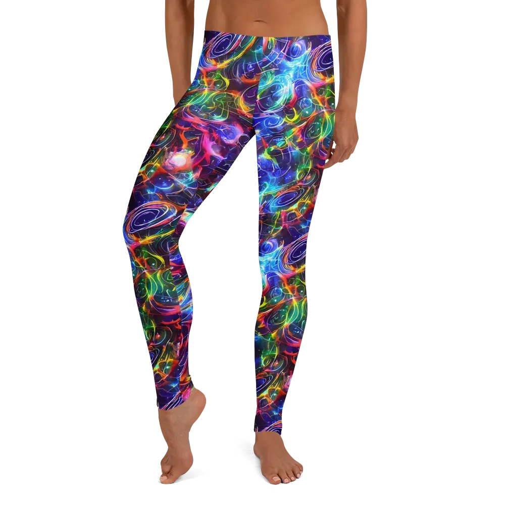 Molten Ribbon Reef on Leggings — Front