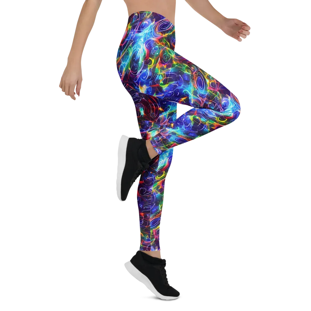 Molten Ribbon Reef on Leggings — Right