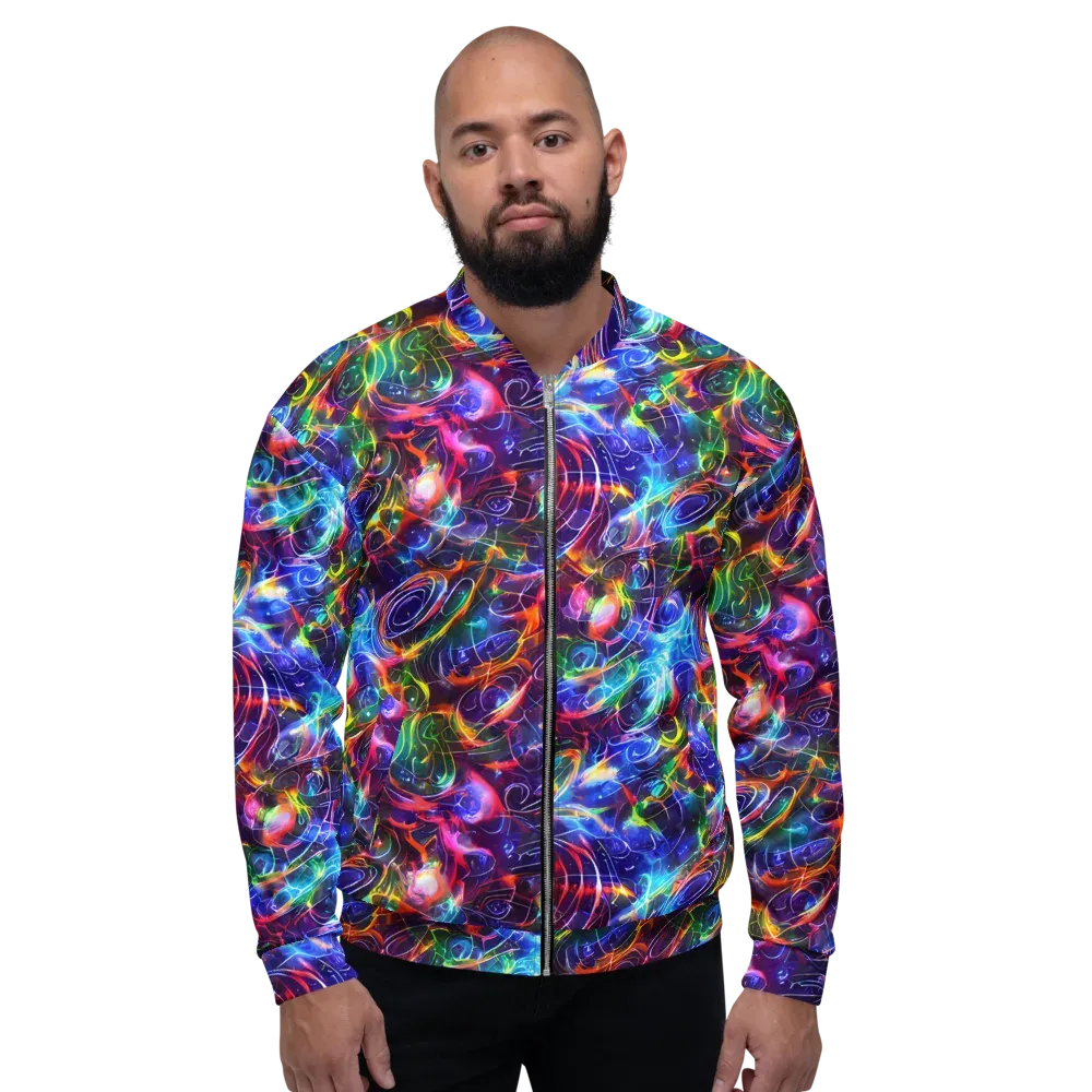 Molten Ribbon Reef on Bomber Jacket — Front