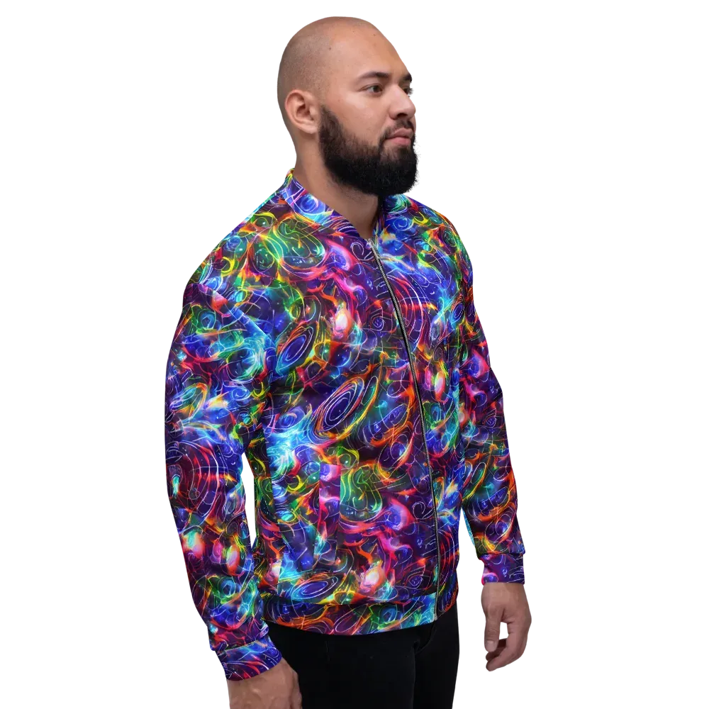 Molten Ribbon Reef on Bomber Jacket — Right