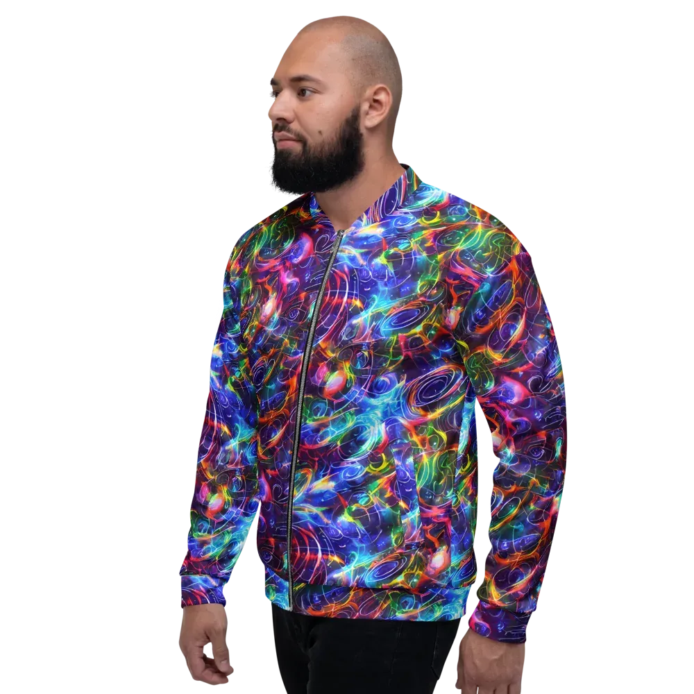 Molten Ribbon Reef on Bomber Jacket — Left