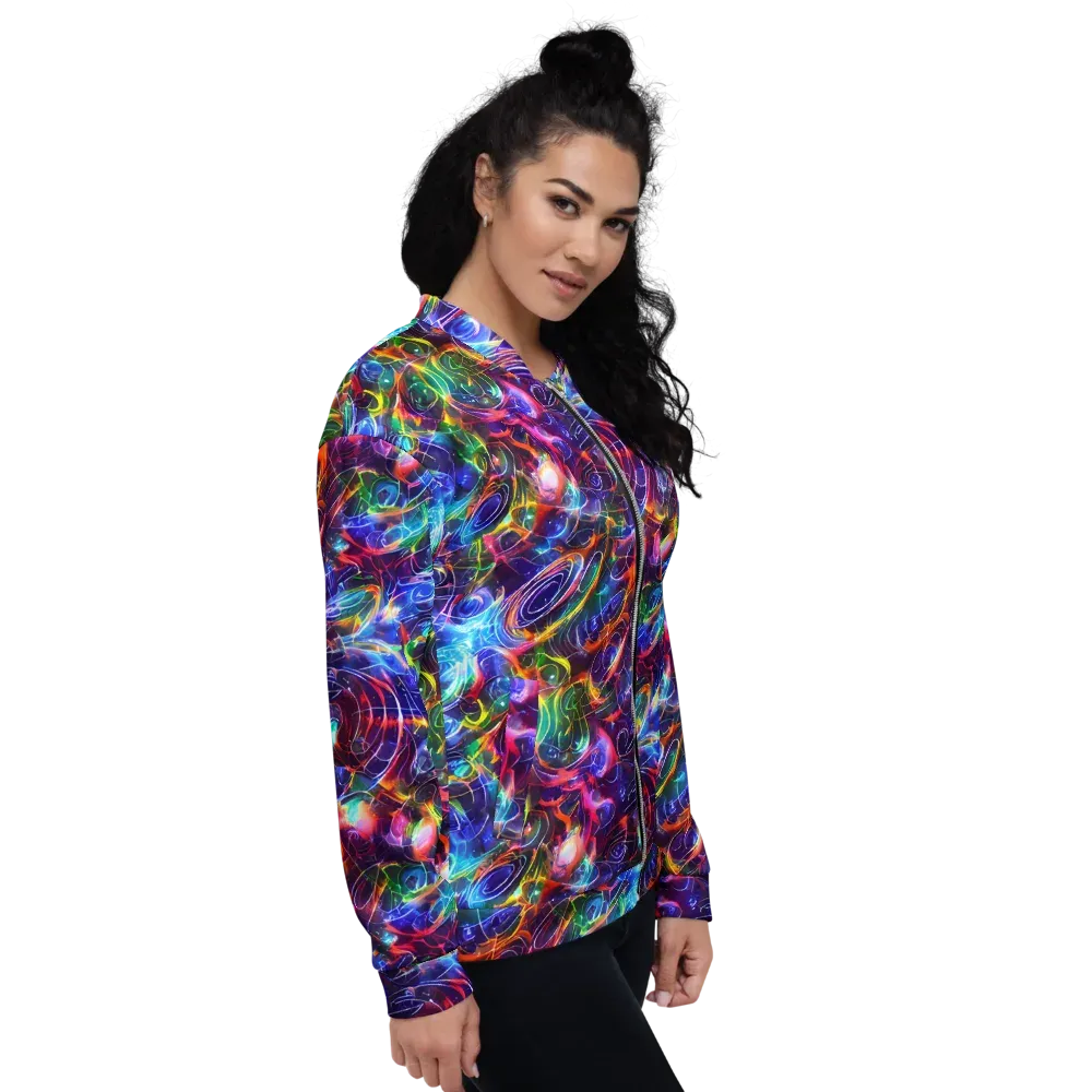 Molten Ribbon Reef on Bomber Jacket — Right