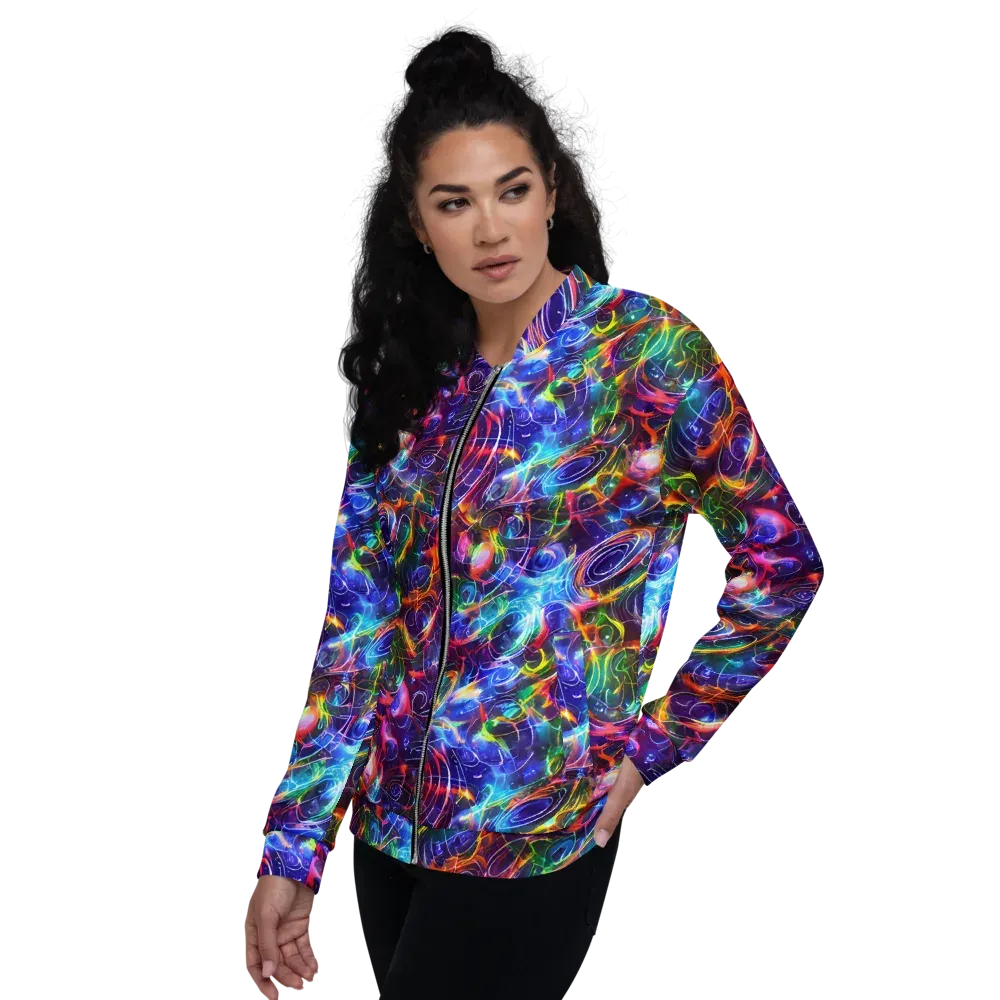 Molten Ribbon Reef on Bomber Jacket — Left