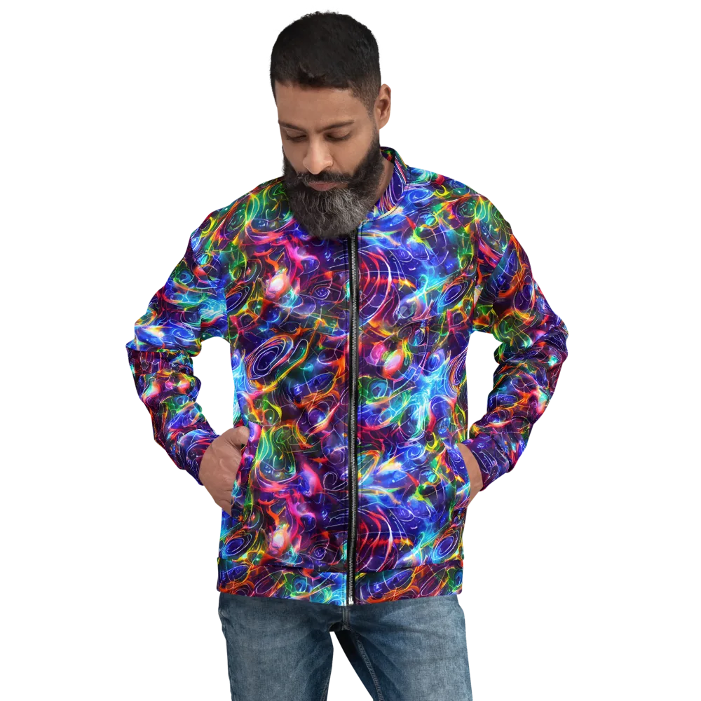 Molten Ribbon Reef on Bomber Jacket — Front
