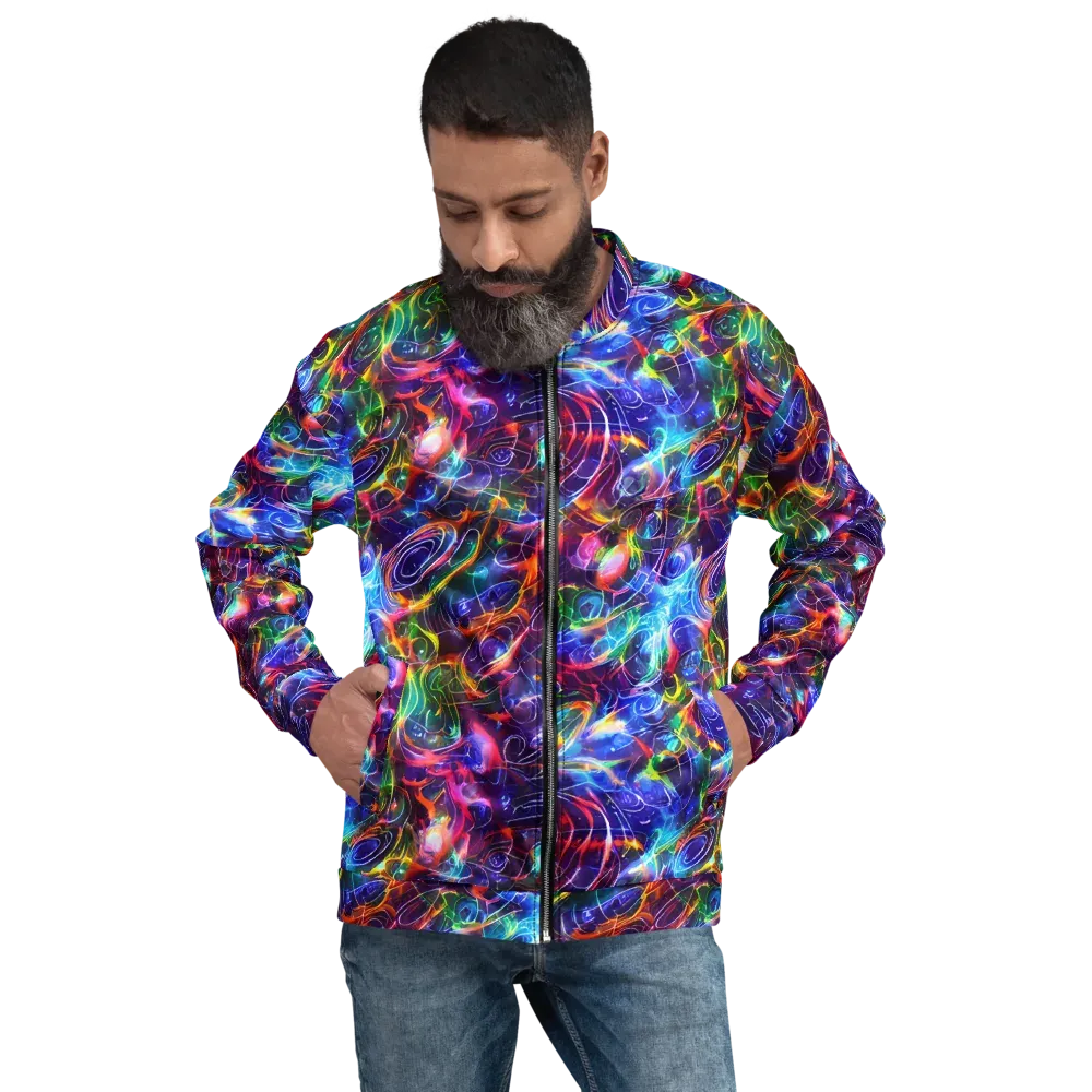 Molten Ribbon Reef on Bomber Jacket — Front