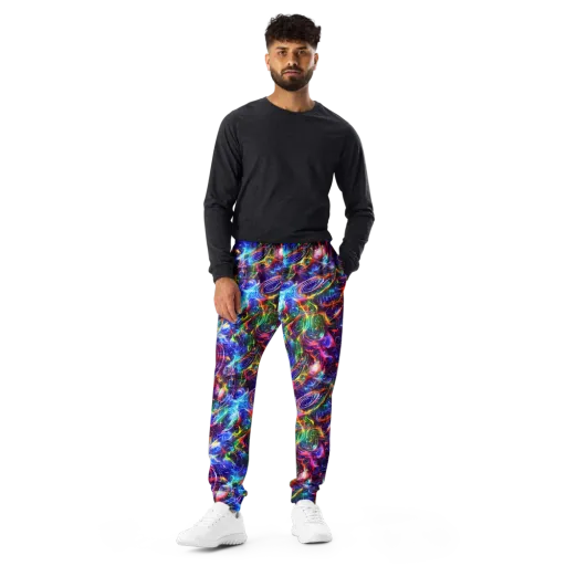 Molten Ribbon Reef on a Men's Joggers