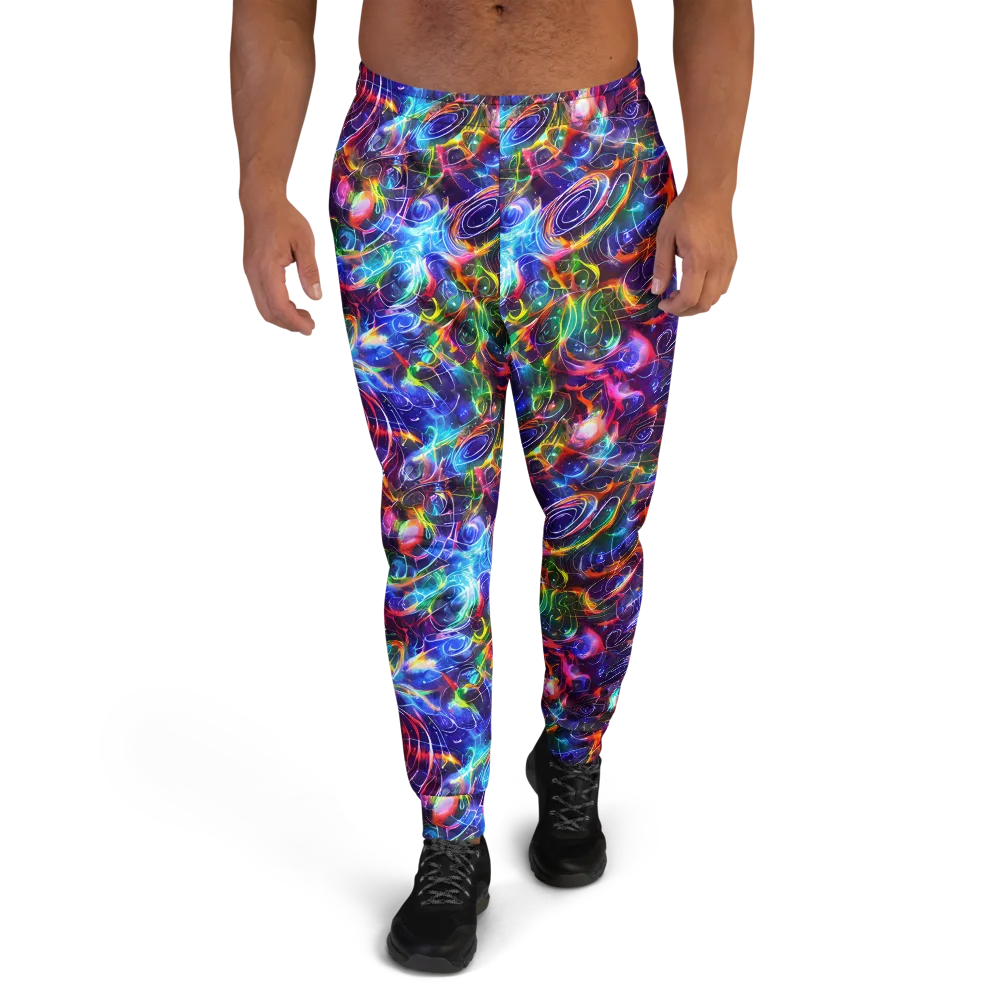 Molten Ribbon Reef on Men's Joggers — Front