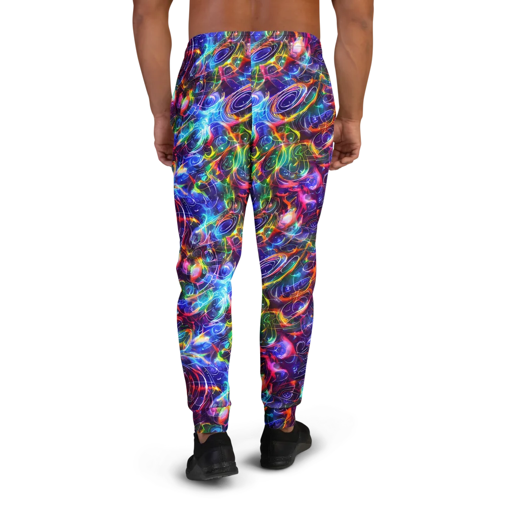 Molten Ribbon Reef on Men's Joggers — Back