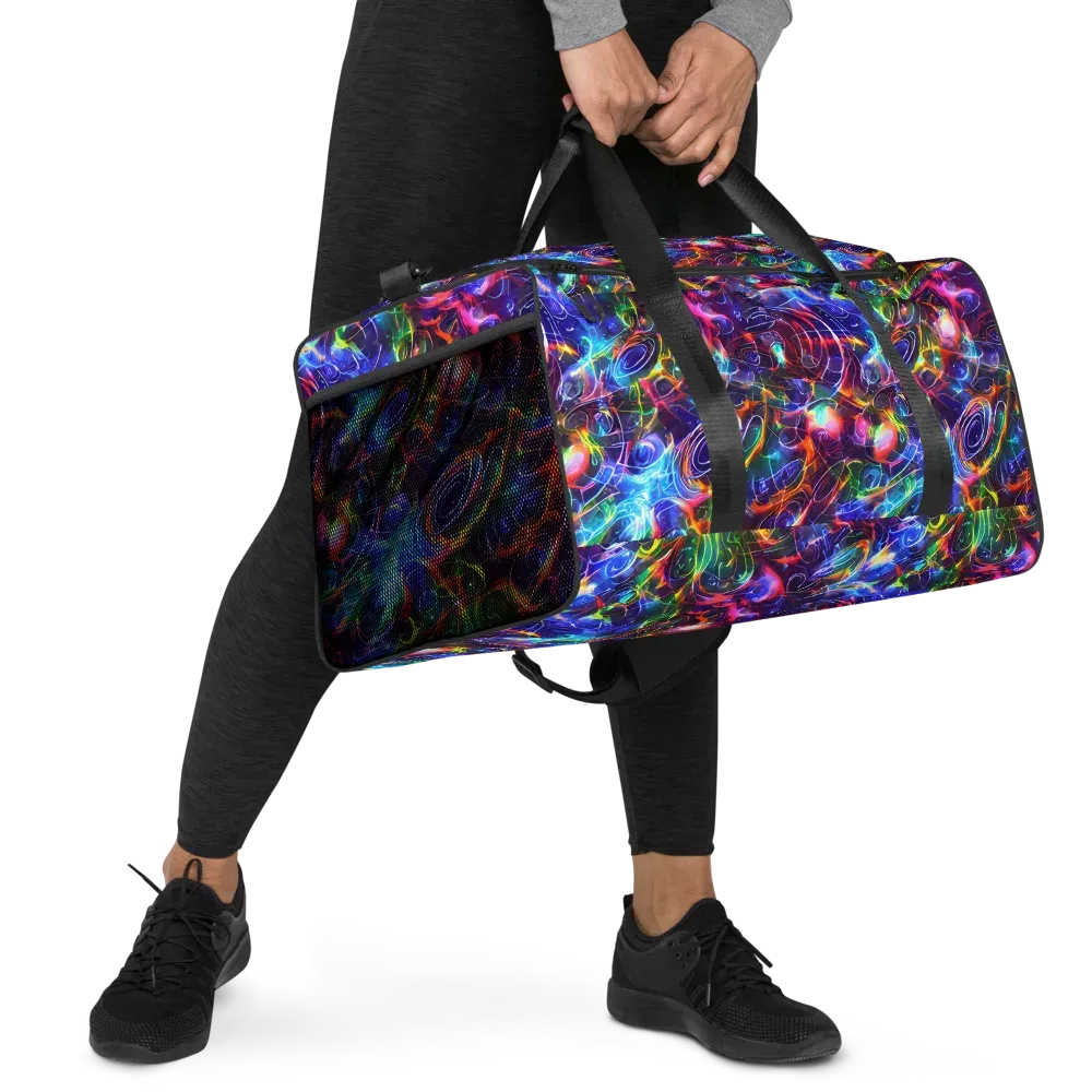 Molten Ribbon Reef on Duffle Bag — Right Front