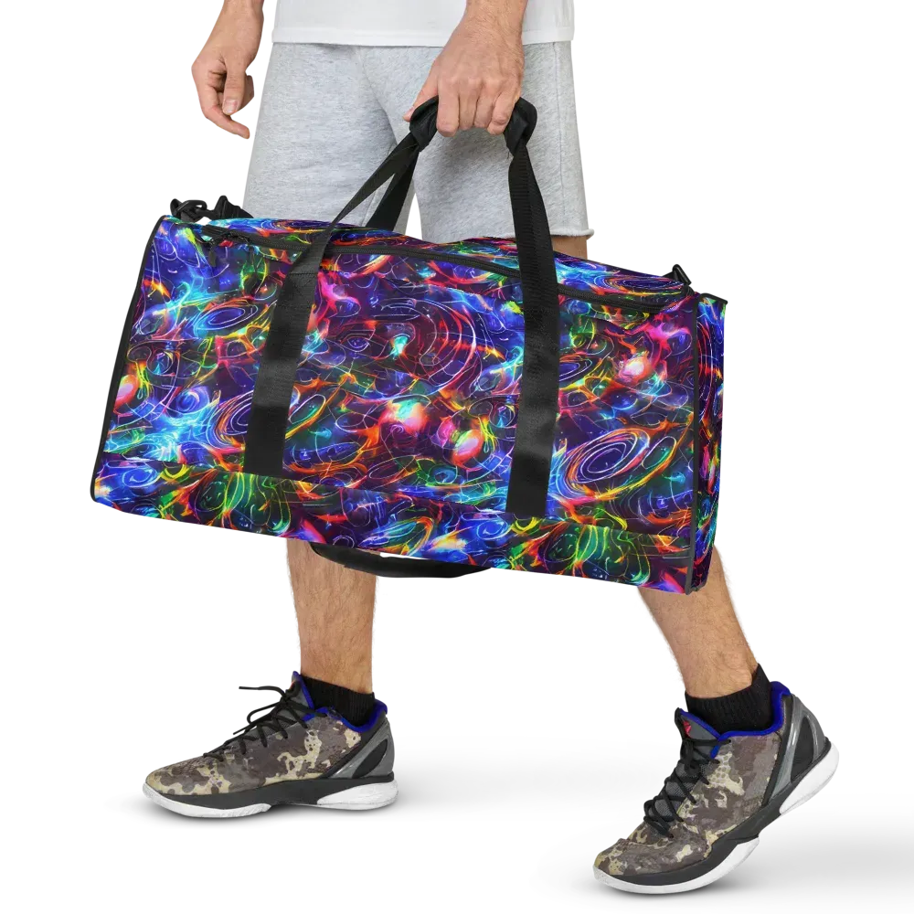 Molten Ribbon Reef on Duffle Bag — Front