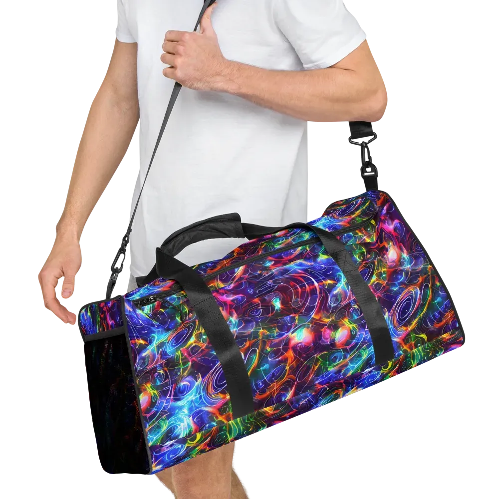 Molten Ribbon Reef on Duffle Bag — Right Front