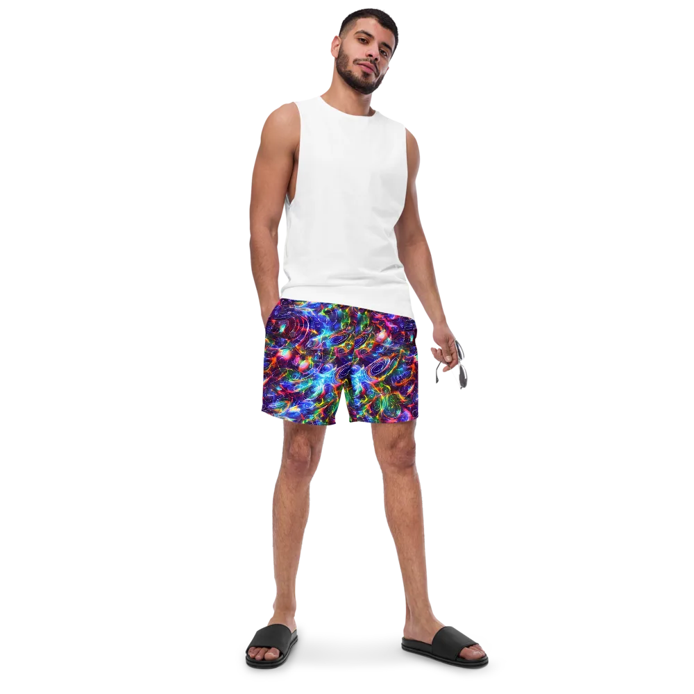 Molten Ribbon Reef on Swim Trunks — Front