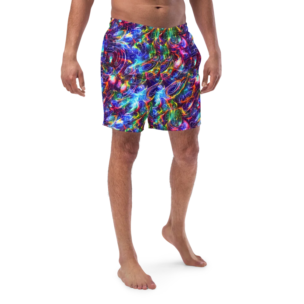 Molten Ribbon Reef on Swim Trunks — Front