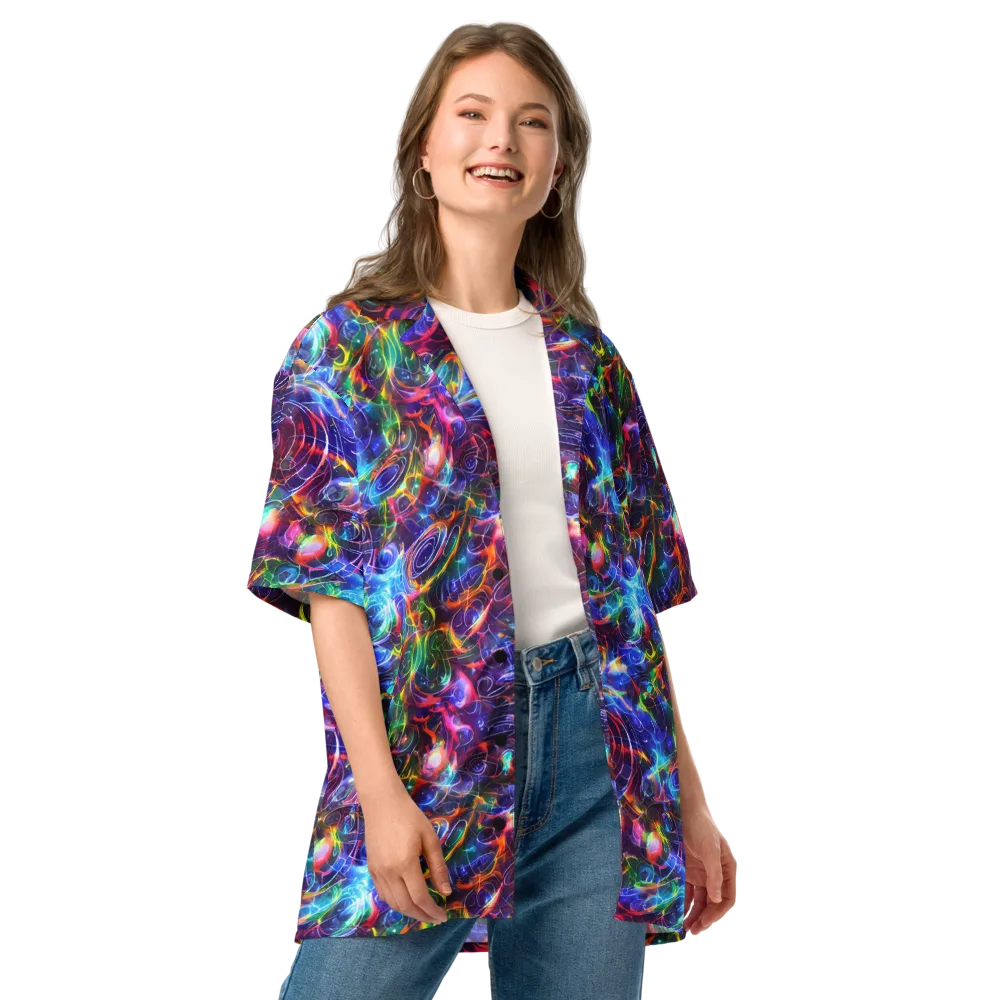 Molten Ribbon Reef on Button Shirt — Front