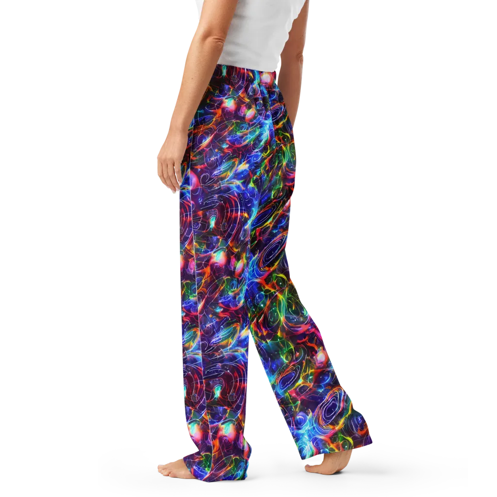 Molten Ribbon Reef on Women's Pajama Pants — Left