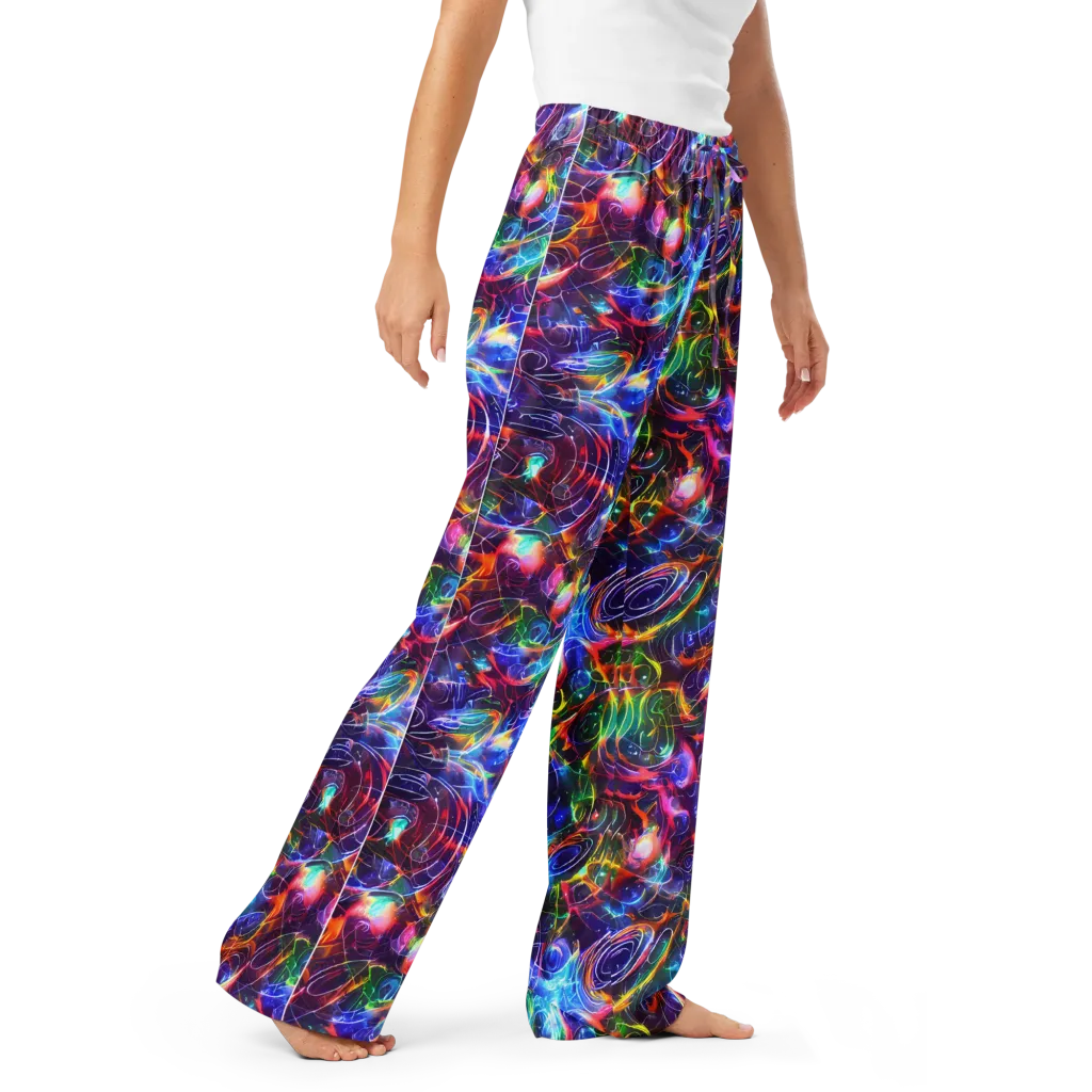 Molten Ribbon Reef on Women's Pajama Pants — Right Front