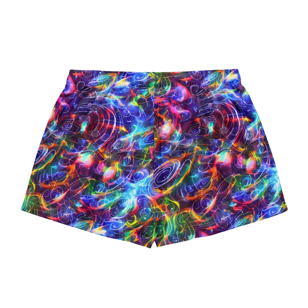 Molten Ribbon Reef on Women's Pajama Shorts — Back