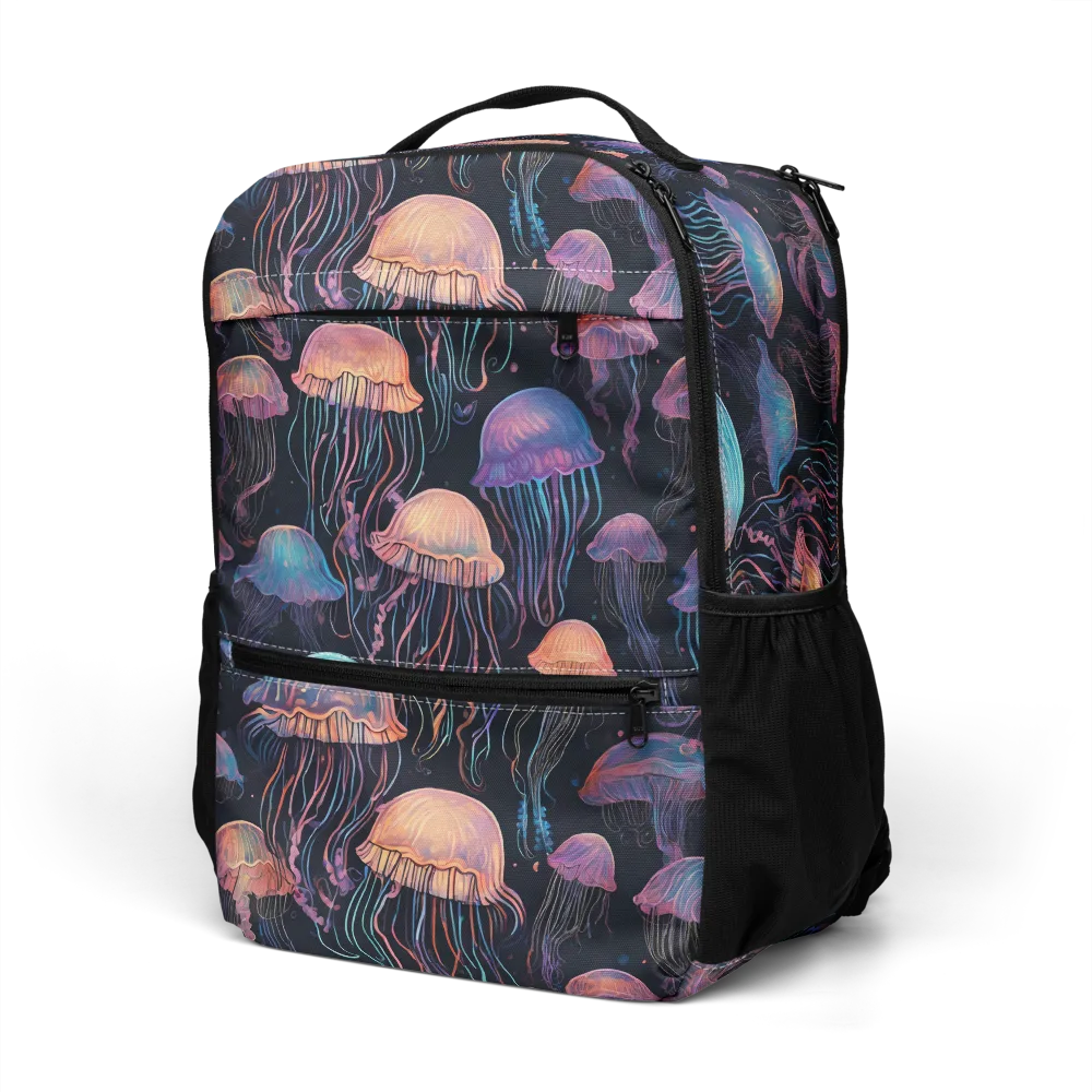 Luminous Medusa on Utility Backpack — Left Front
