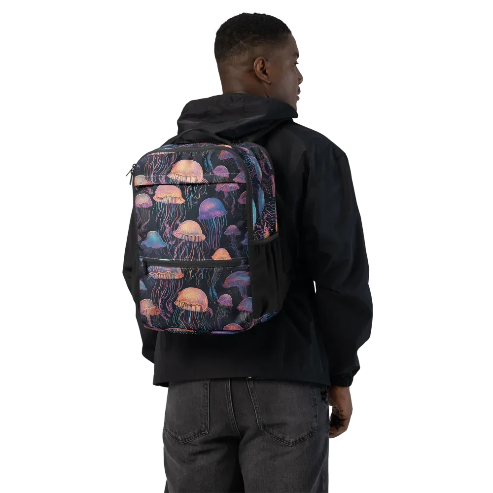 Luminous Medusa on Utility Backpack — Back