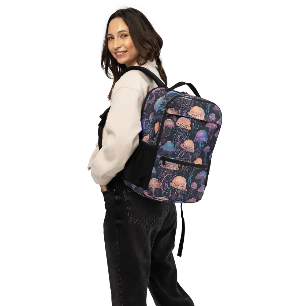 Luminous Medusa on Utility Backpack — Back
