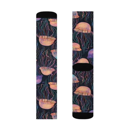 Luminous Medusa on a Socks