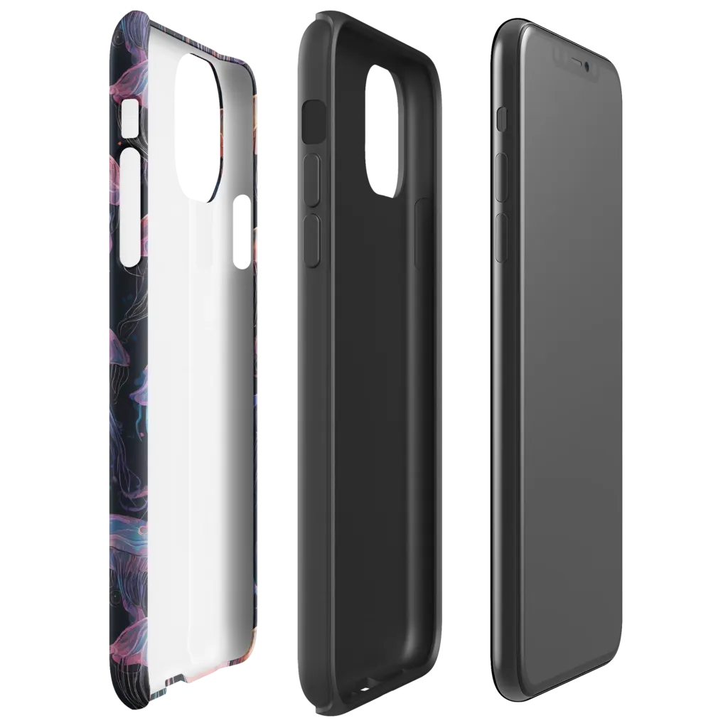Luminous Medusa on Tough Case for iPhone® — Right