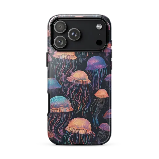 Luminous Medusa on a Tough Case for iPhone®