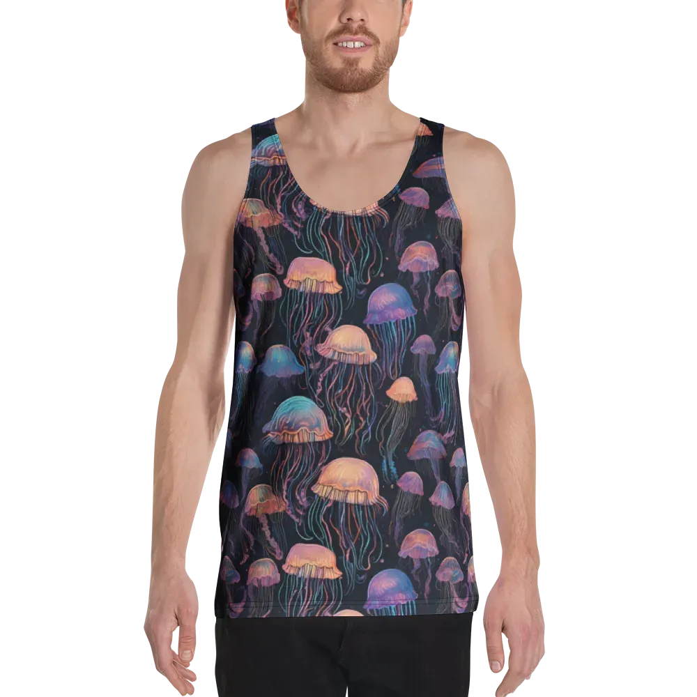 Luminous Medusa on Men's Tank Top — Front