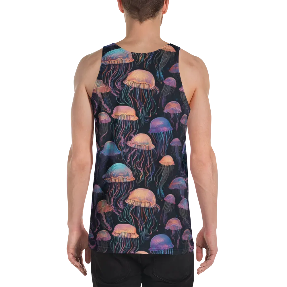 Luminous Medusa on Men's Tank Top — Back
